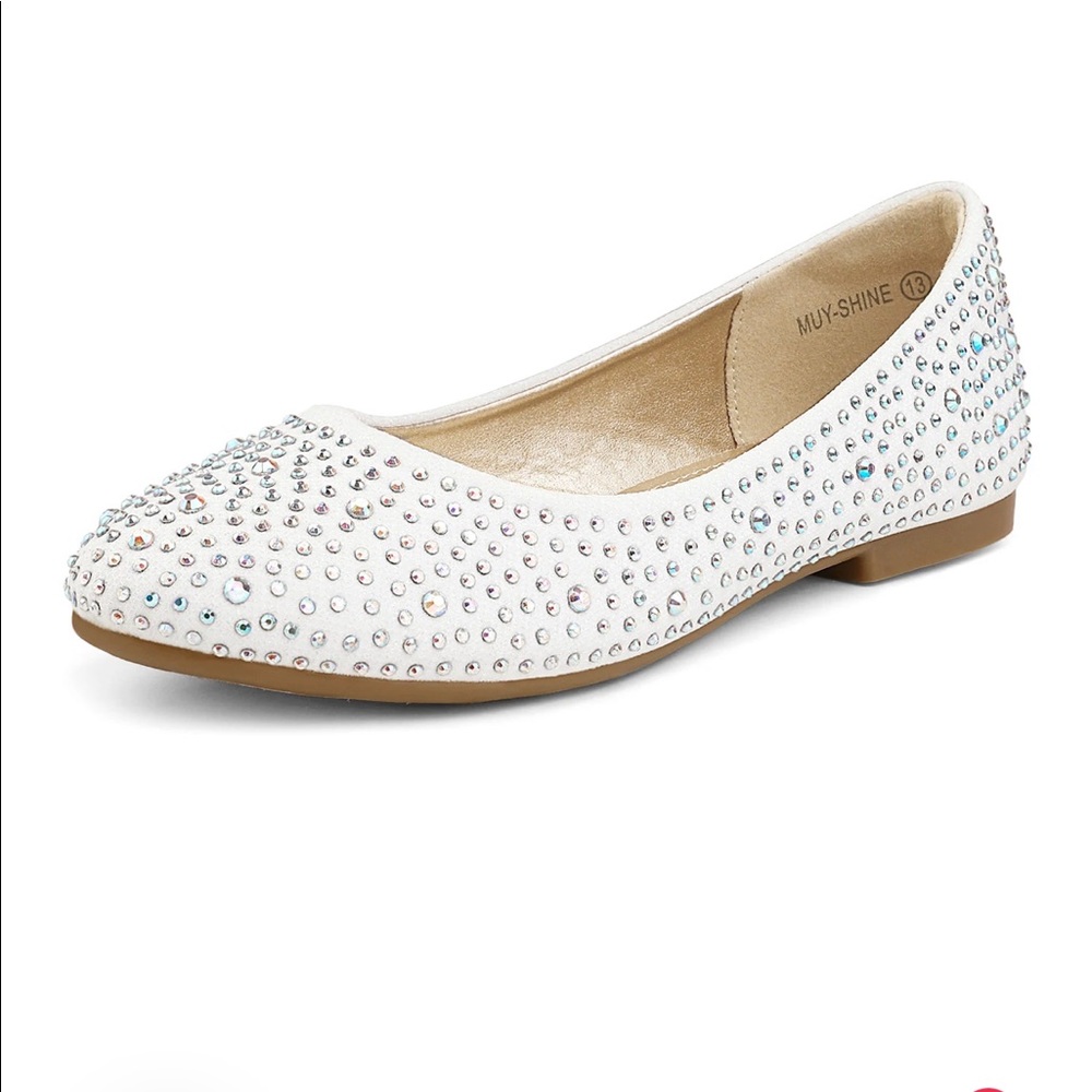 Girl Crystal Ballet Flats